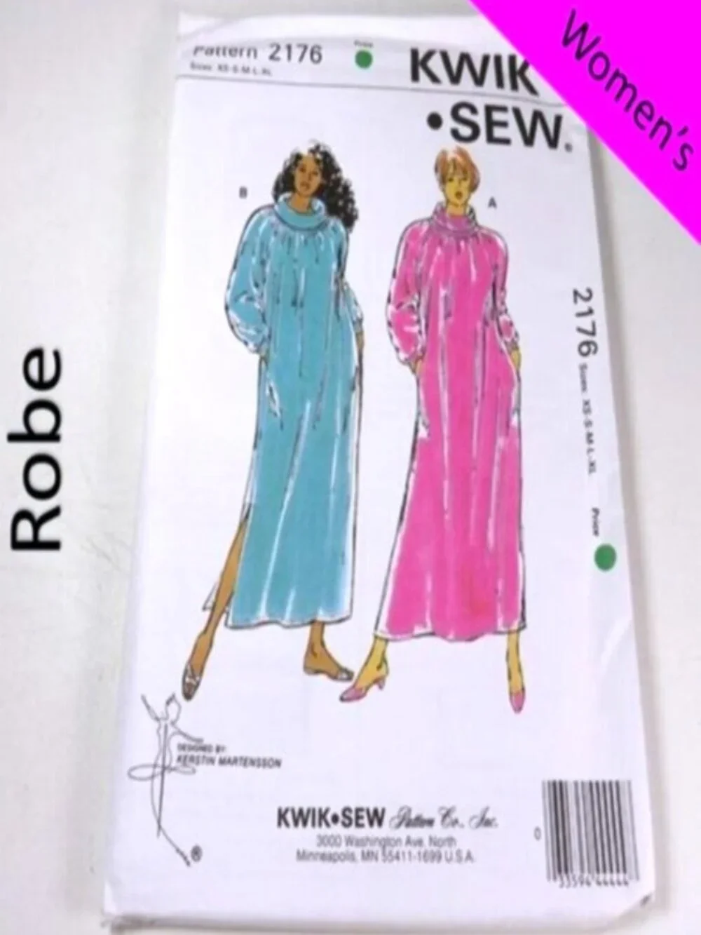 Vintage Kwik Sew 2176 | Misses' Lounger & Robe Pattern | UNCUT XS-XL NEW